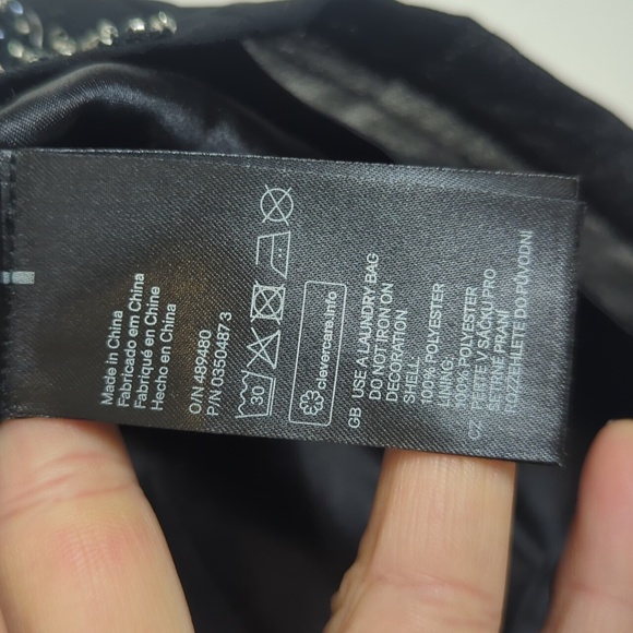 Festival Beaded Sequenced Embroidered Mini Skirt Women's Size 10 - Picture 7 of 10